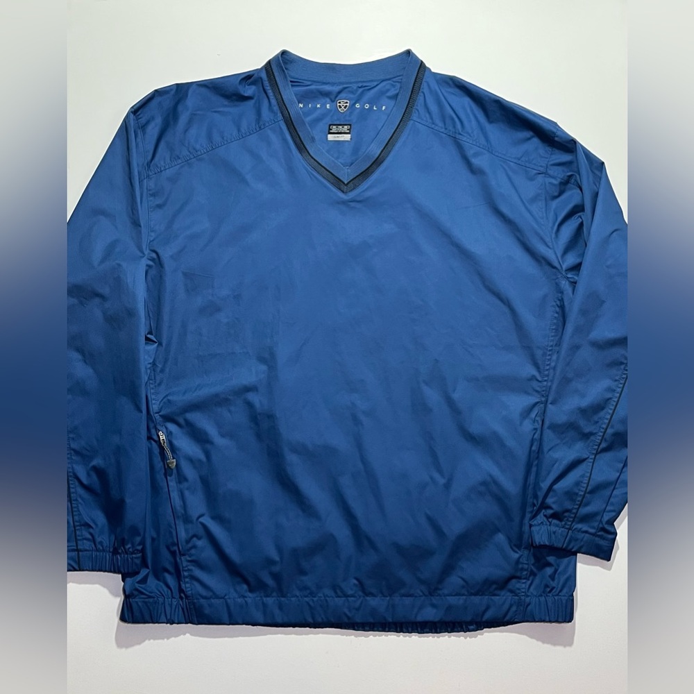 Nike Golf Pullover Windbreaker Clima-Fit, Men’s XXL, Blue